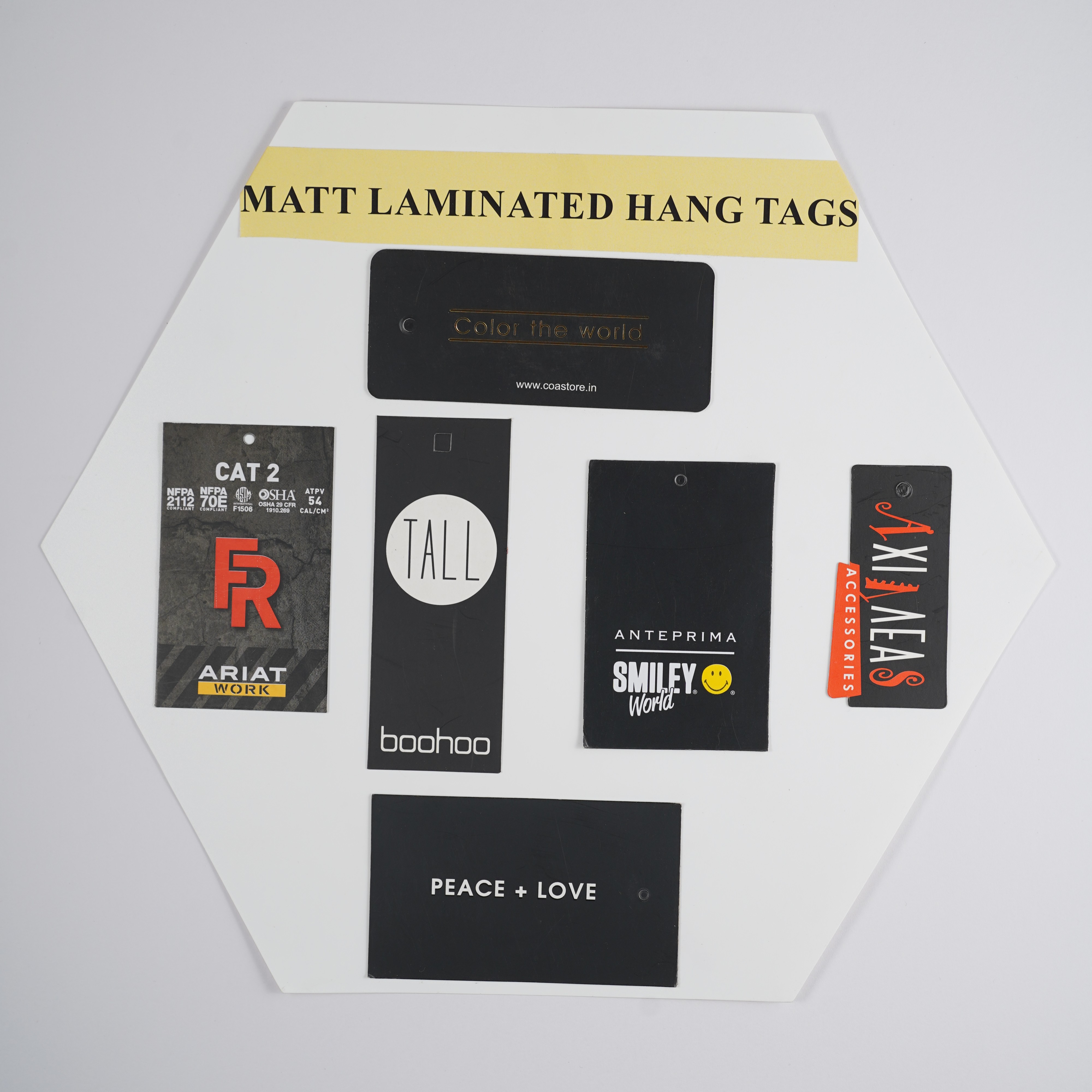 Matt Laminated Hang Tags