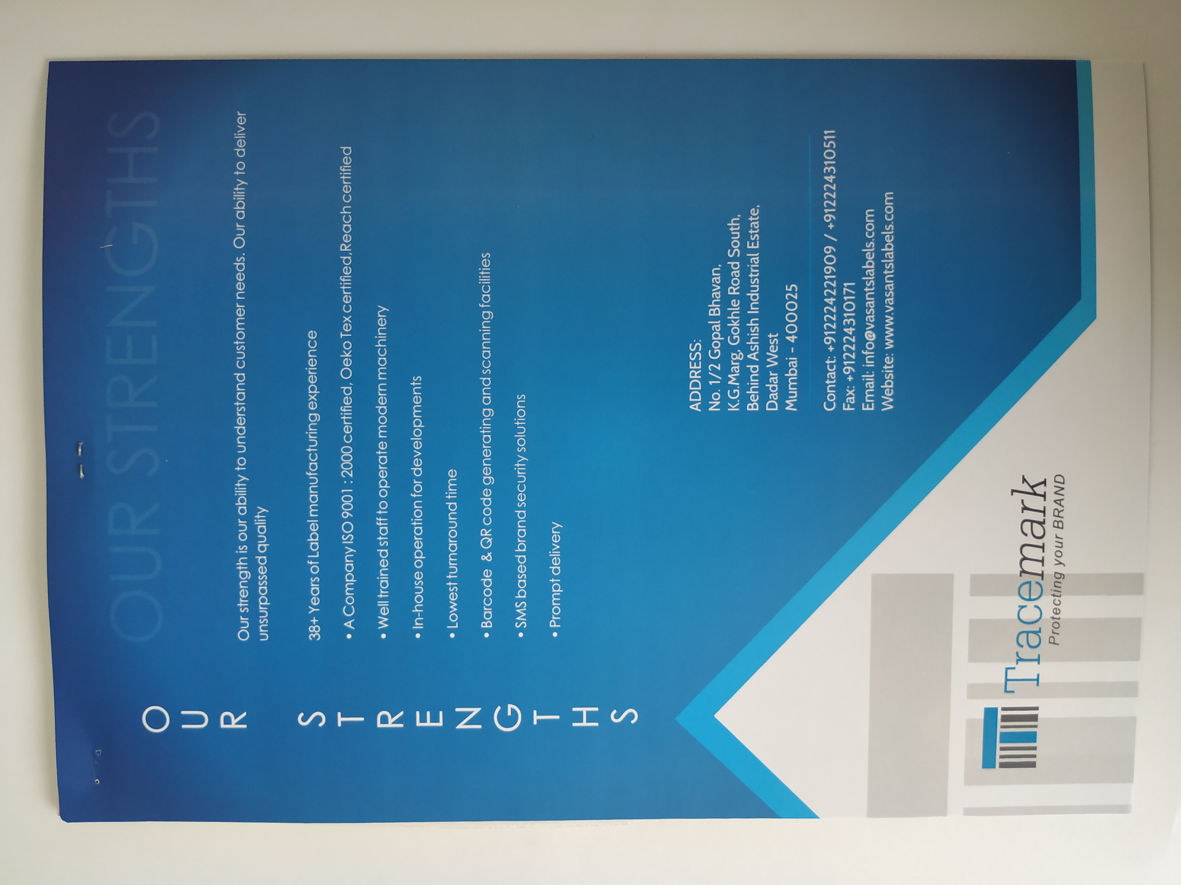 BRAND SECURITY LABELS